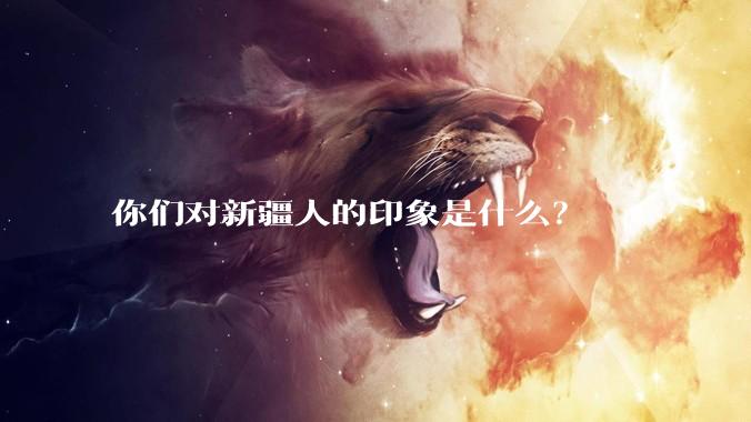 你们对新疆人的印象是什么？